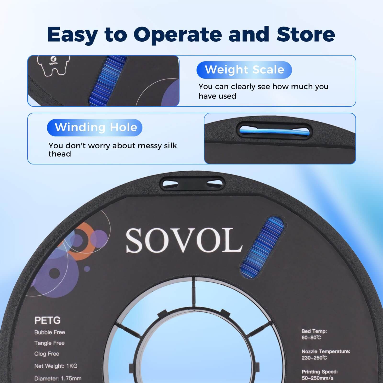 sovol-gradient-blue-white-petg-filament-1-75-mm image 5