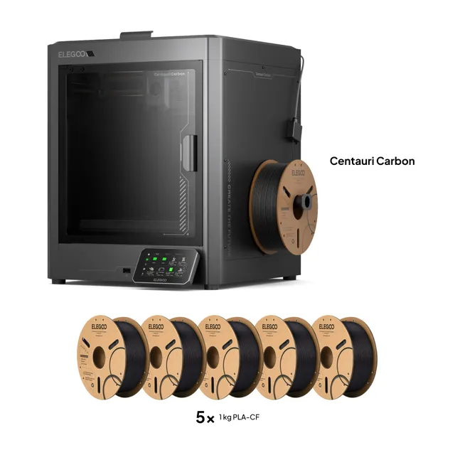 elegoo-centauri-carbon-fdm-3d-drucker-5-kg-pla-cf-bundle image 1