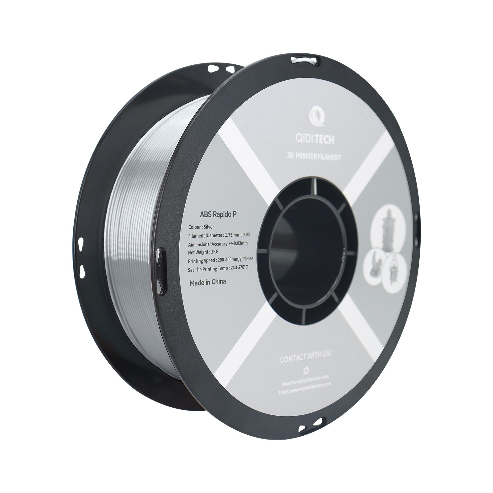 qidi-tech-abs-rapido-metal-filament image 2
