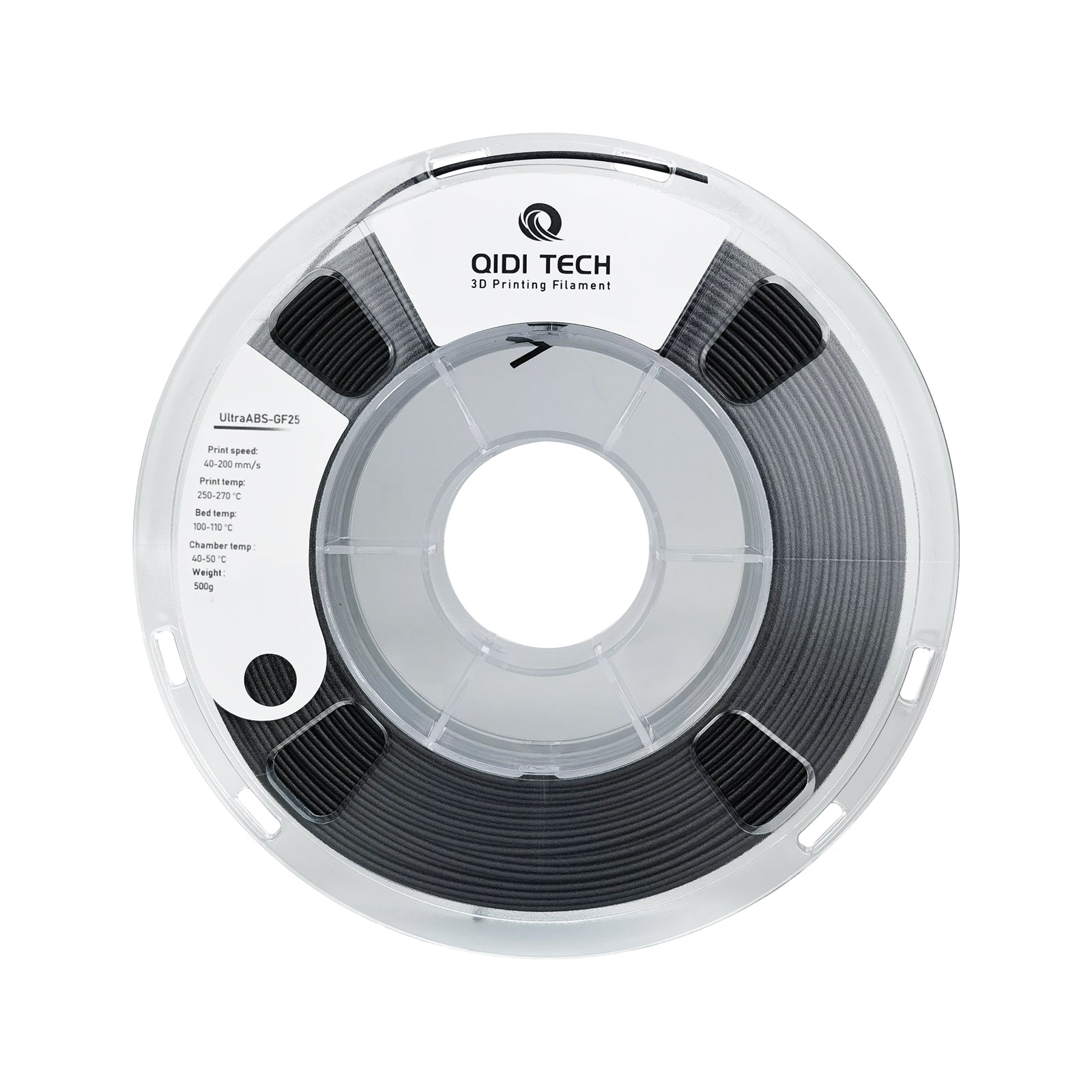 qidi-tech-abs-gf25-filament-0-5-kg-glasfaser-verst-rktes-abs-filament image 1