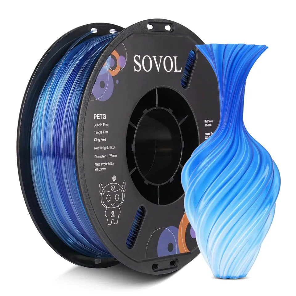sovol-gradient-blue-white-petg-filament-1-75-mm image 1