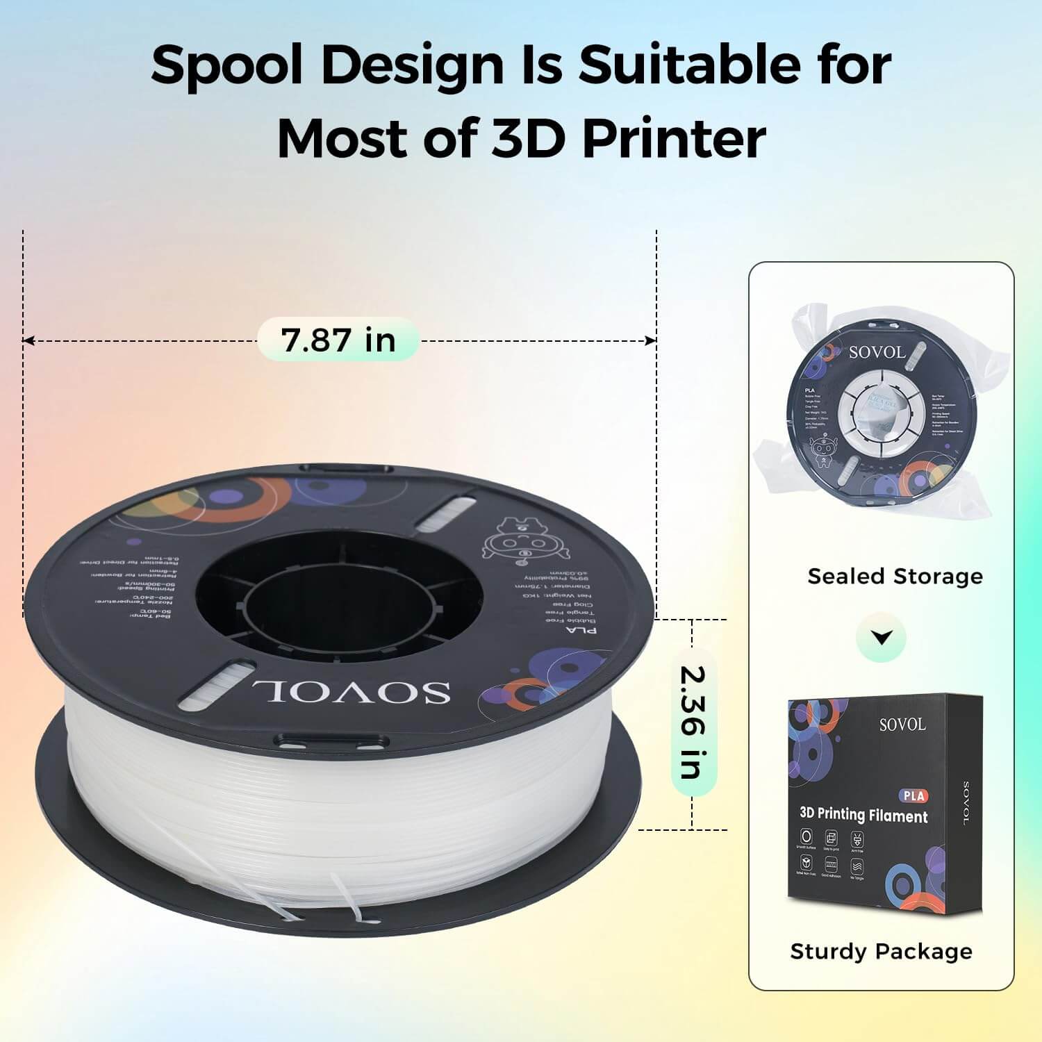 sovol-glow-in-the-dark-pla-filament-1-75-mm-1-kg-6-kg-10-kg image 6
