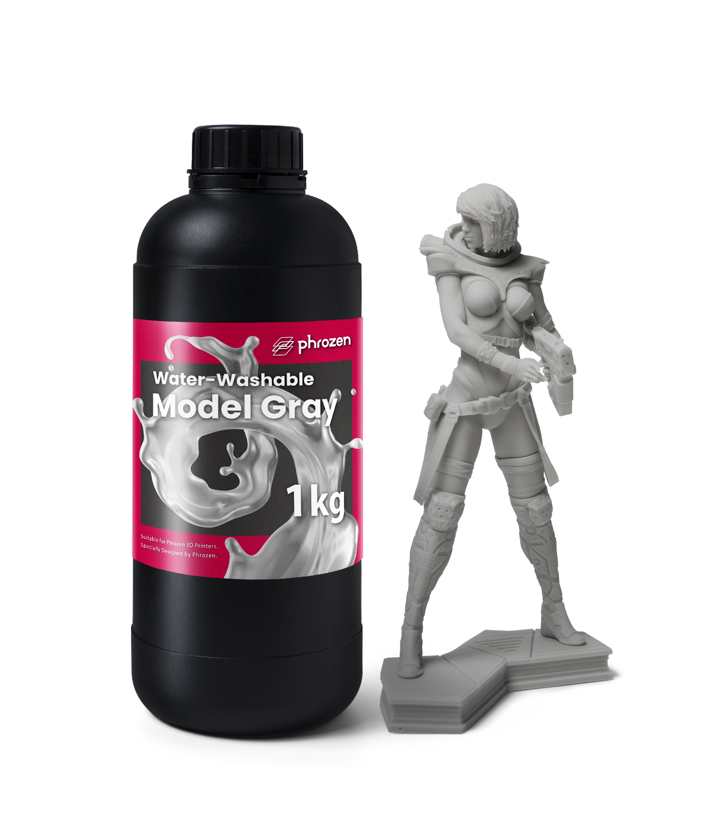 phrozen-standard-water-washable-resin-wasserauswaschbares-3d-harz image 1
