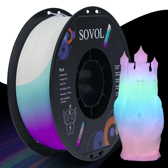 sovol-glow-in-the-dark-pla-filament-1-75-mm-1-kg-6-kg-10-kg image 1