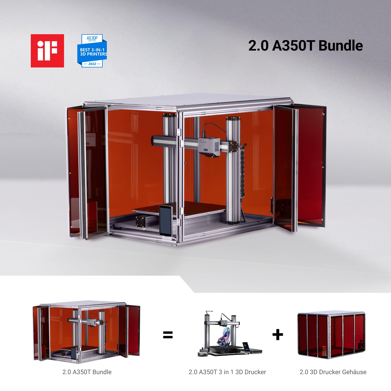 snapmaker-2-0-a350t-3-in-1-fdm-3d-drucker-mit-laser-und-cnc image 2