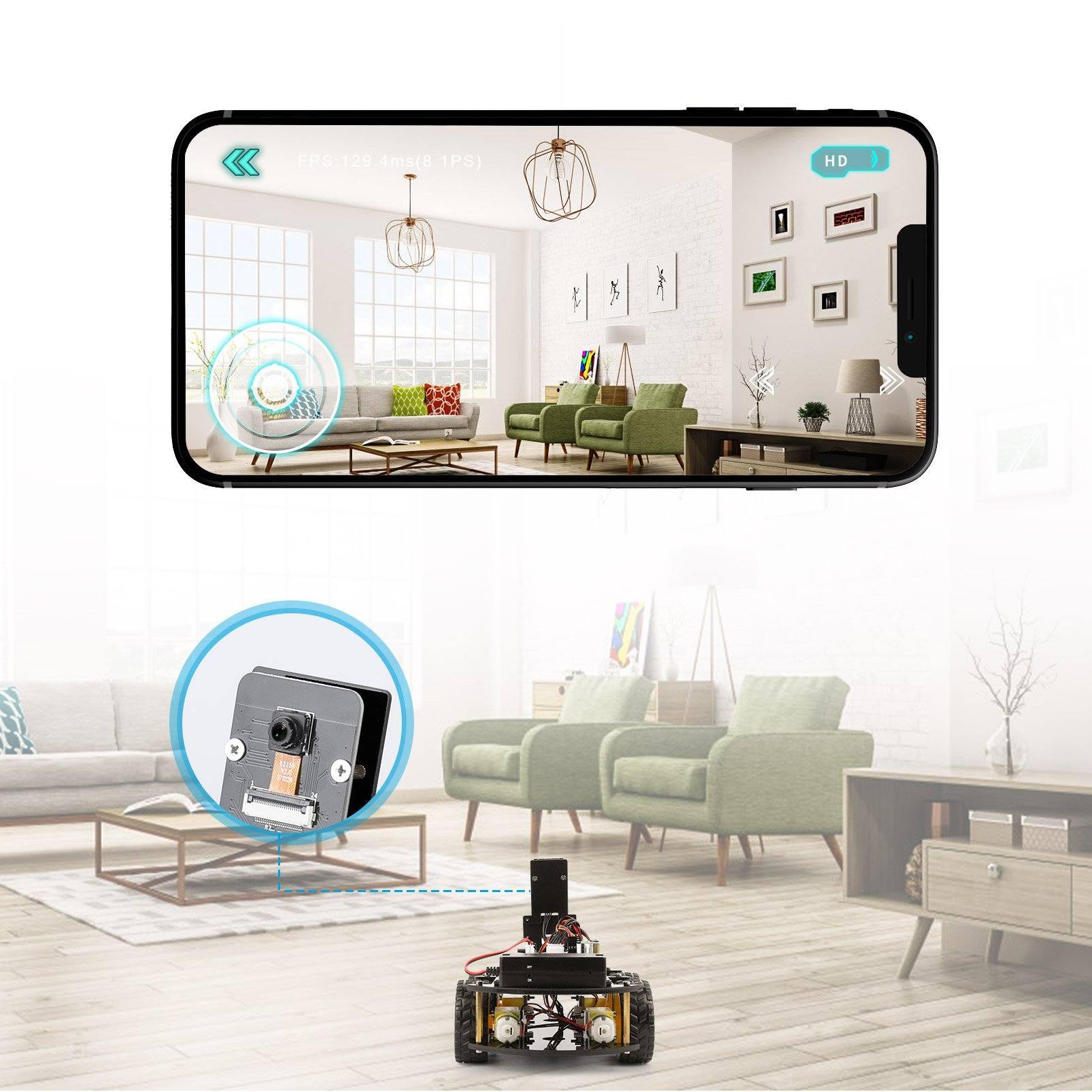 elegoo-smart-robot-car-kit-v4-0-mit-kamera image 5