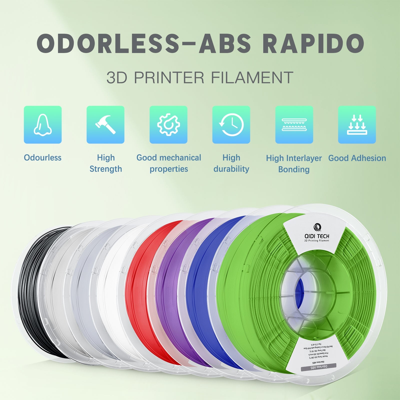 qidi-tech-odorless-abs-rapido-filament-geruchsarmes-abs-f-r-fdm-3d-drucker image 2