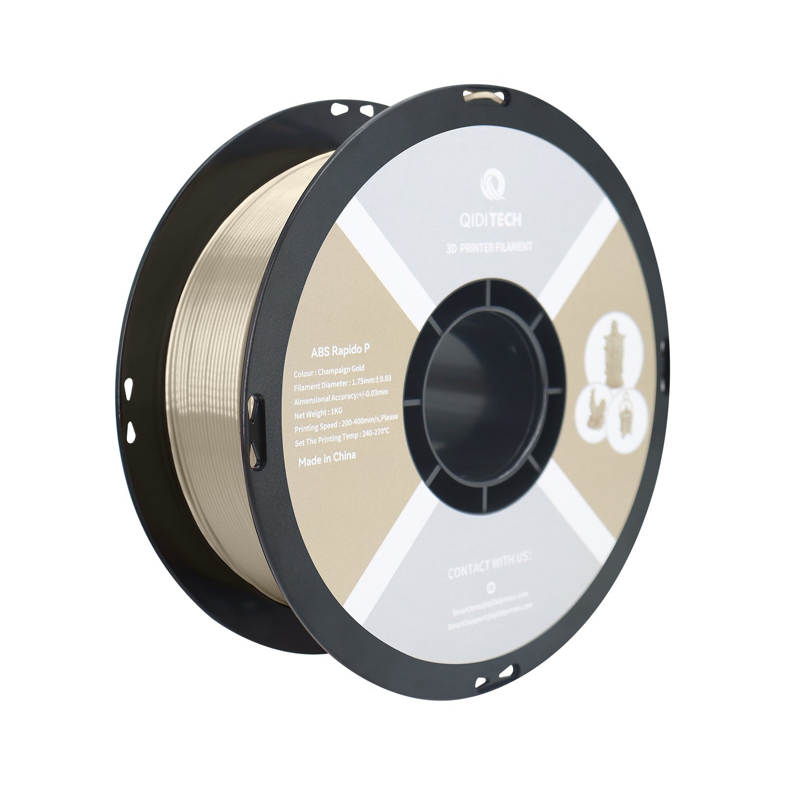 qidi-tech-abs-rapido-metal-filament image 1