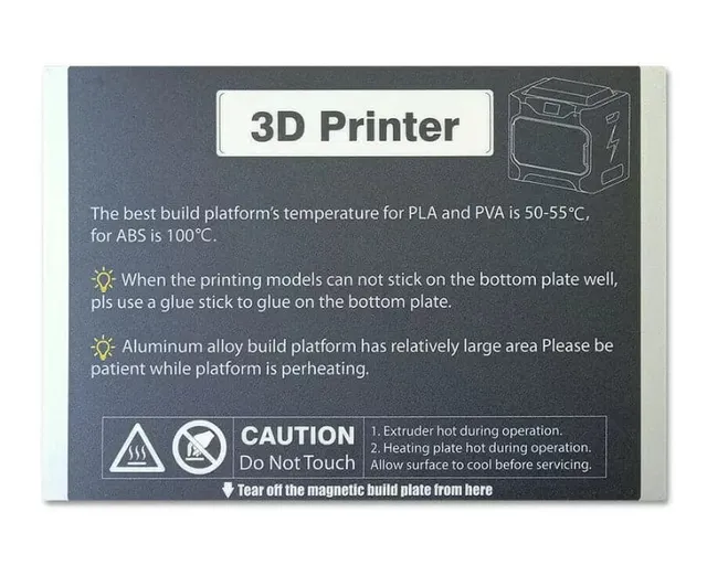 qidi-tech-i-fast-build-plate-aufkleber-druckbett-sticker-1-st-ck image 1