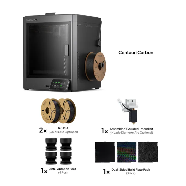 elegoo-centauri-carbon-corexy-fdm-3d-drucker-bundle-mit-extruder-hotend-kit image 1