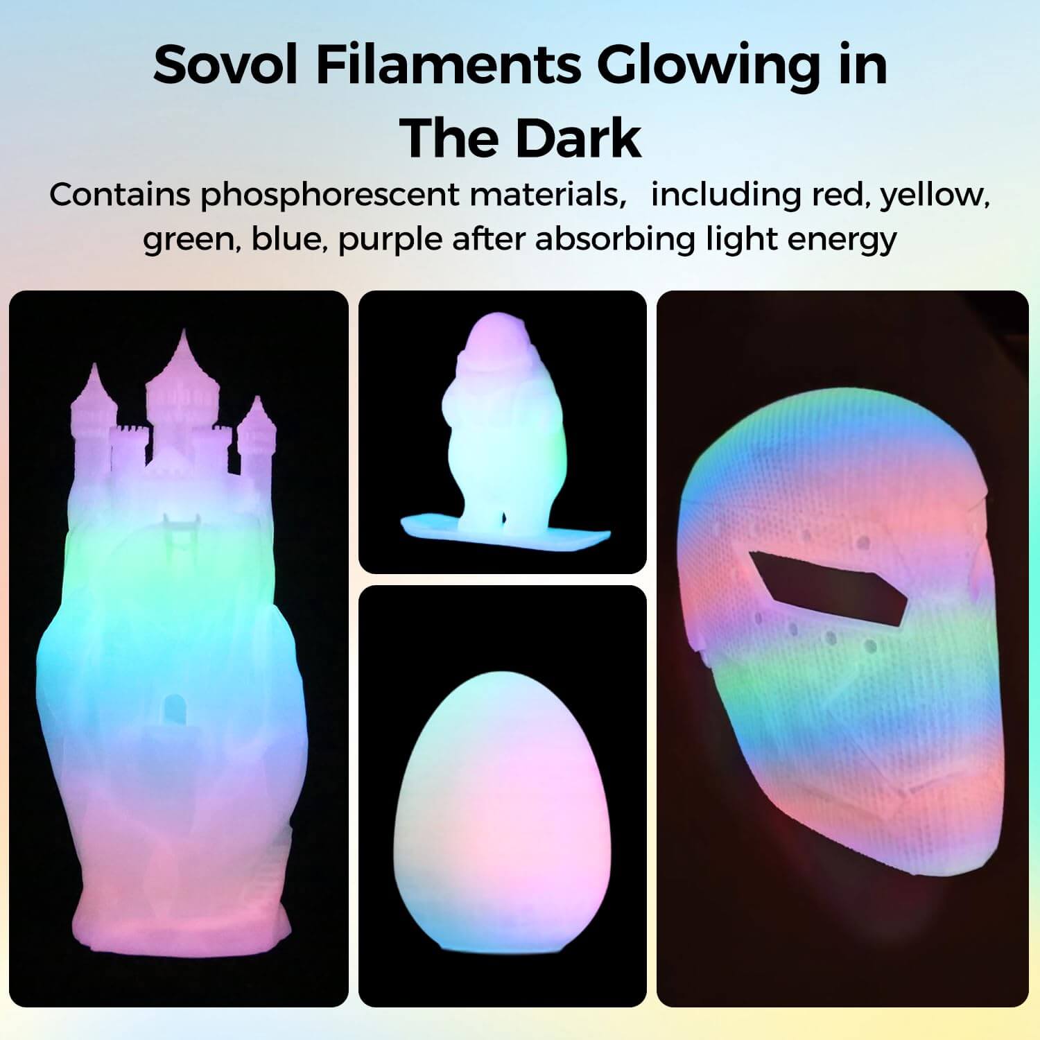 sovol-glow-in-the-dark-pla-filament-1-75-mm-1-kg-6-kg-10-kg image 3