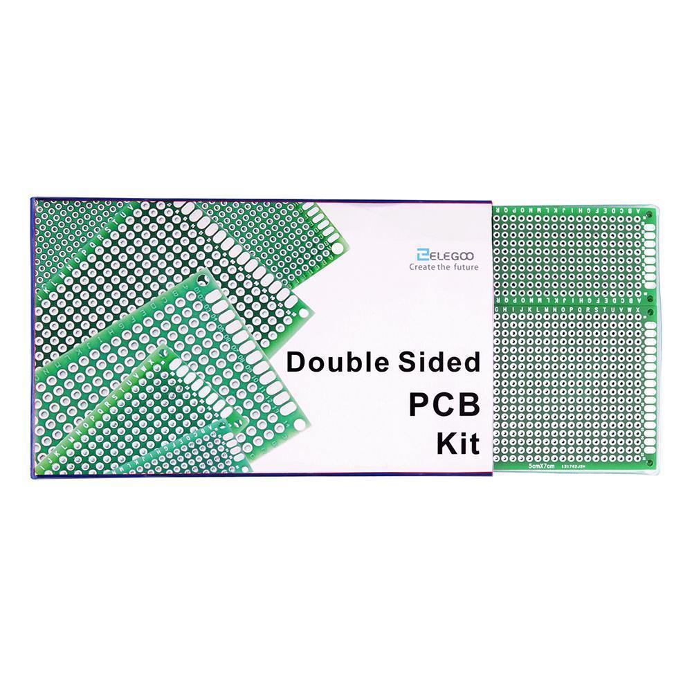 elegoo-double-sided-pcb-board-prototype-kit-32-st-ck-5-gr-en image 4