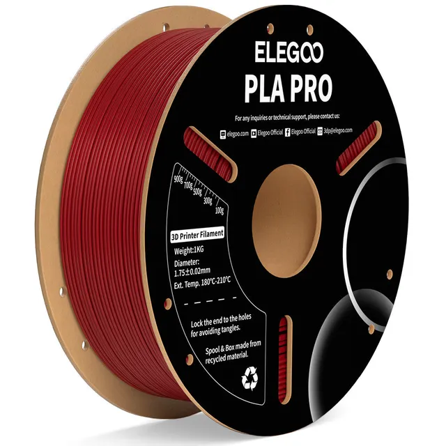 elegoo-pla-pro-filament-1-75-mm-schwarz-1-kg-spule image 1