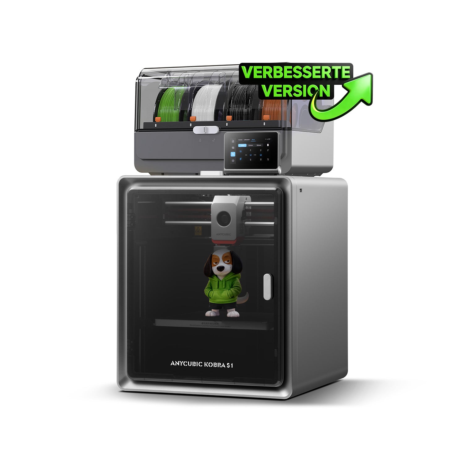 anycubic-kobra-s1-ace-2-pro-combo-corexy-fdm-3d-drucker-250x250x250mm-16-farben image 1