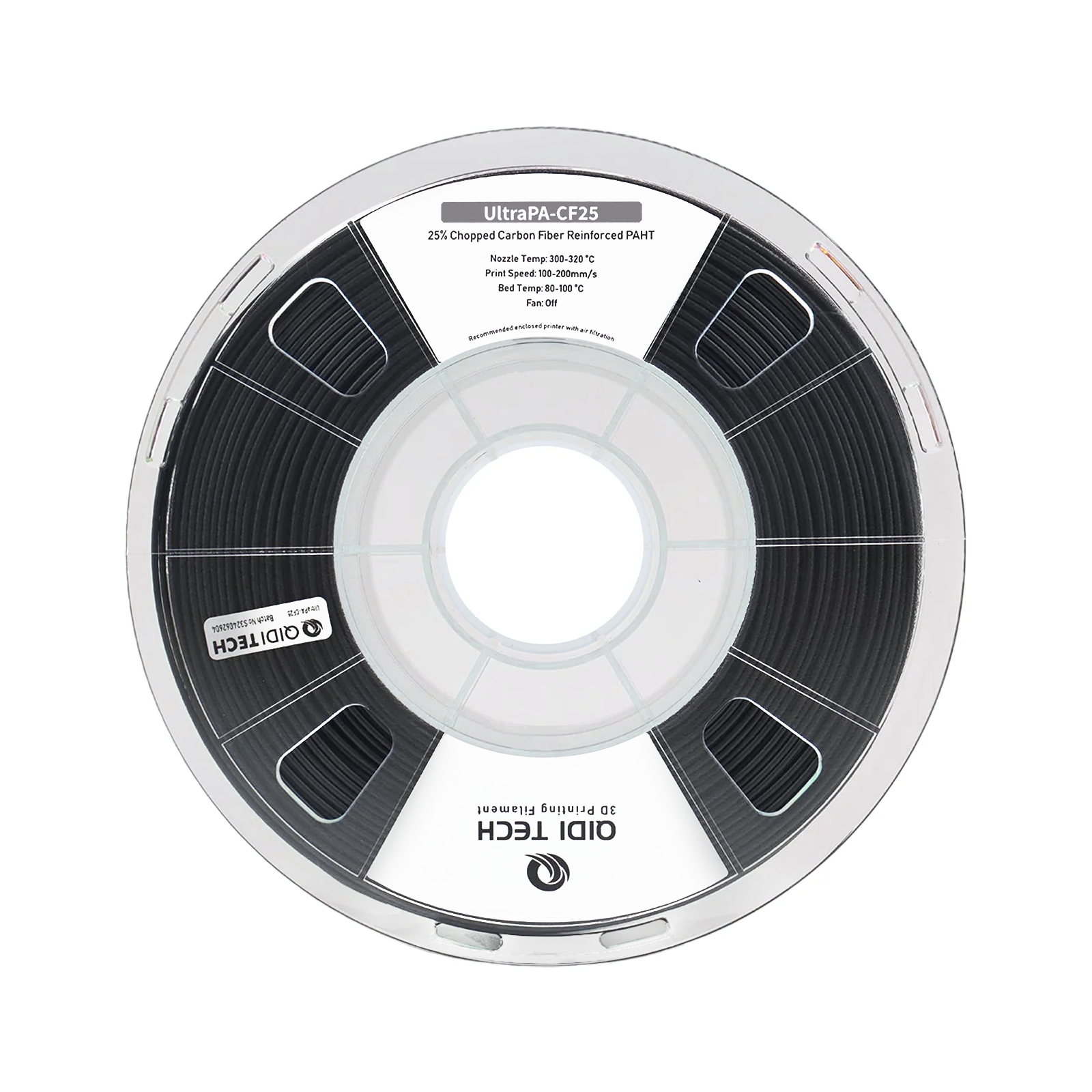 qidi-tech-ultrapa-cf25-filament-ppa-cf-hochleistungsfilament image 1