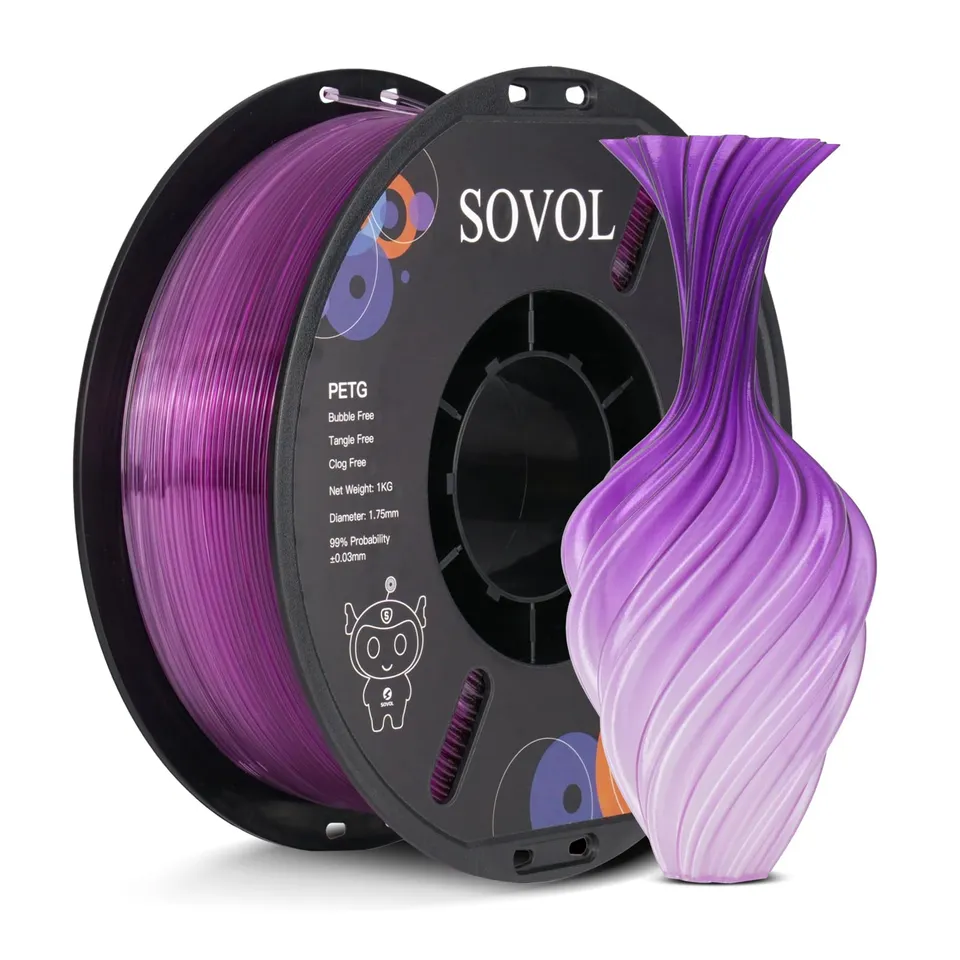 sovol-petg-filament-2x1-kg-1-75-mm-gradient-lila-wei image 1