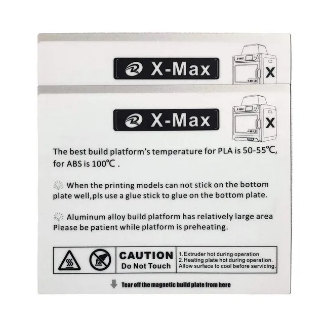 qidi-tech-x-max-bauplattenaufkleber-2-st-ck image 1