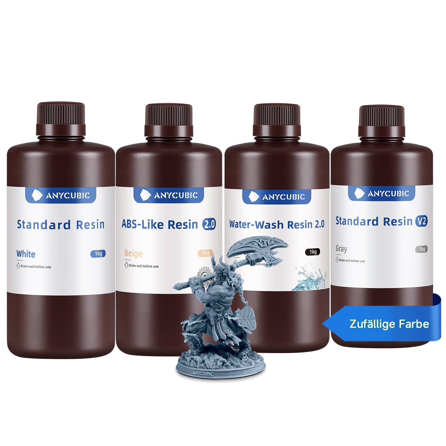 anycubic-creator-s-resin-bundle-4-kg-standard-water-wash-abs-like image 1