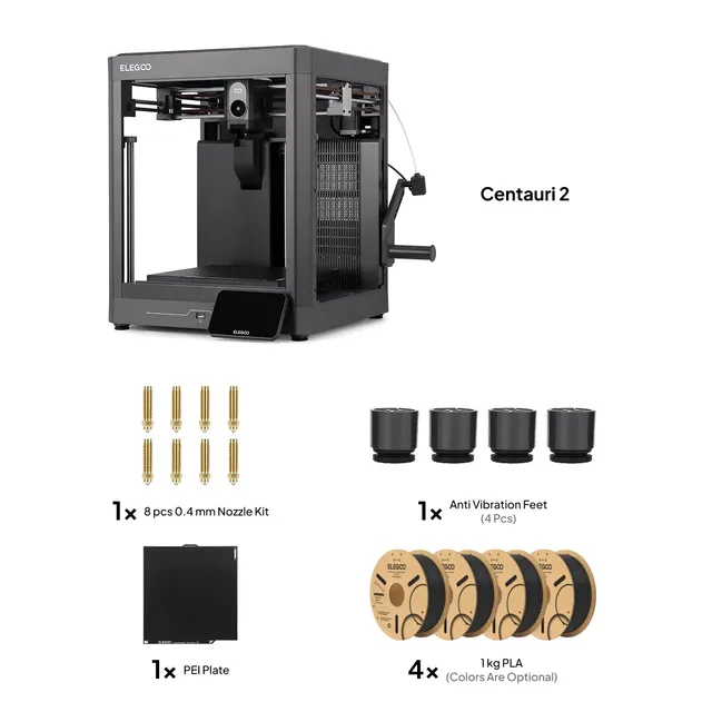 elegoo-centauri-2-fdm-3d-drucker-bundle-mit-zubeh-r image 1