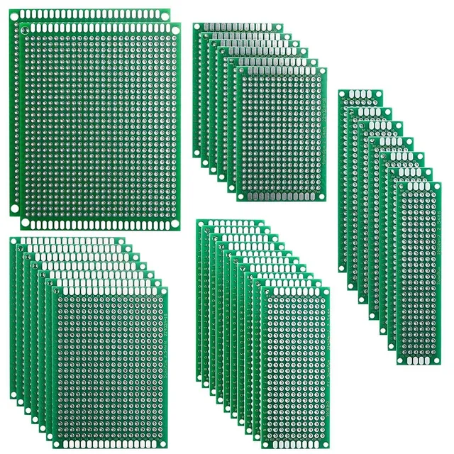 elegoo-double-sided-pcb-board-prototype-kit-32-st-ck-5-gr-en image 1