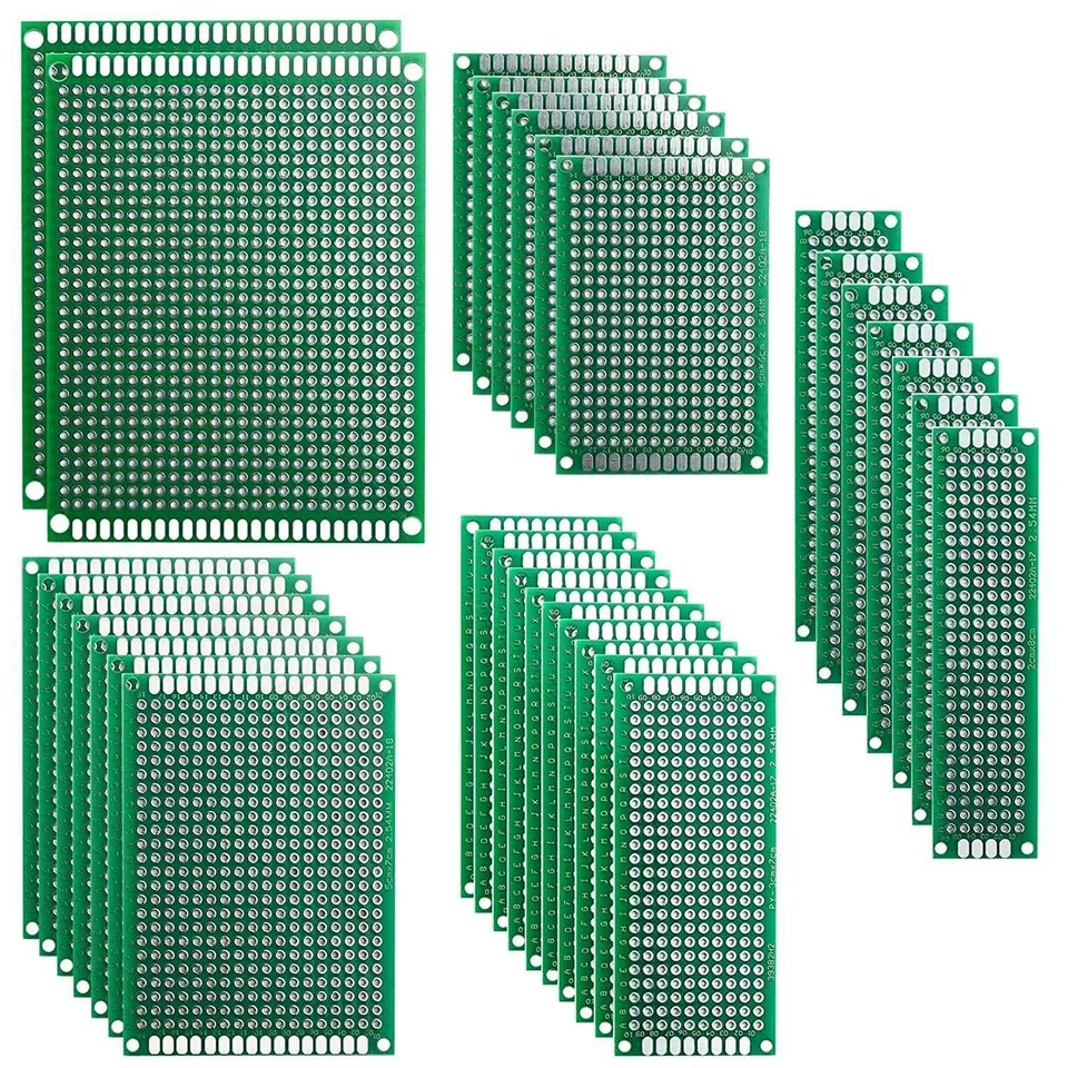 elegoo-double-sided-pcb-board-prototype-kit-32-st-ck-5-gr-en image 1