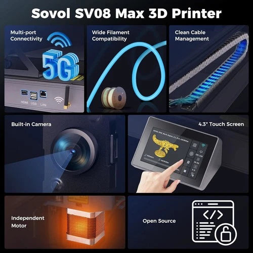 sovol-sv08-max-3d-drucker-corexy-500x500x500-mm image 8