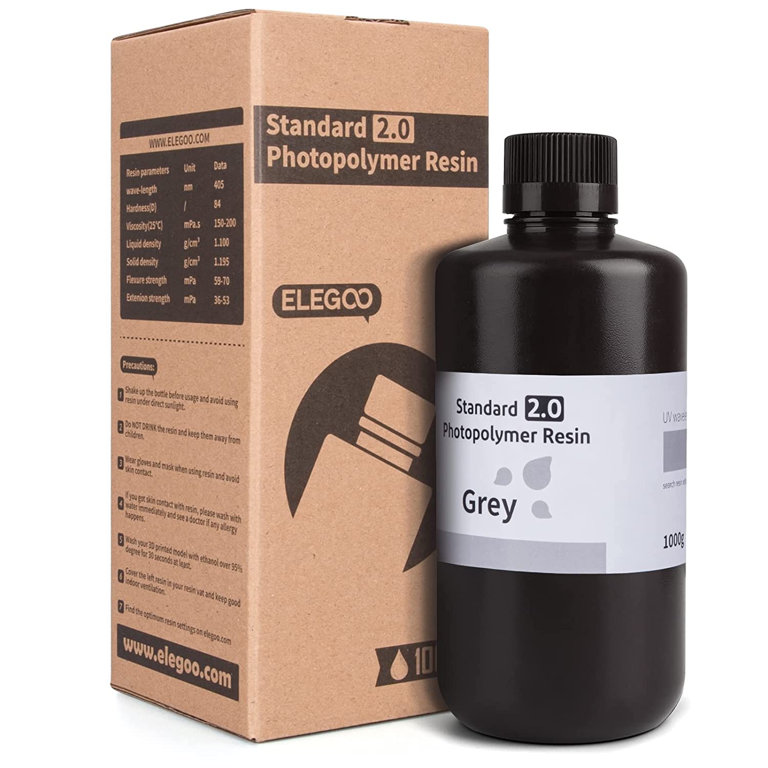 elegoo-standard-harz-v2-0-1000g-405nm-uv-photopolymer image 3