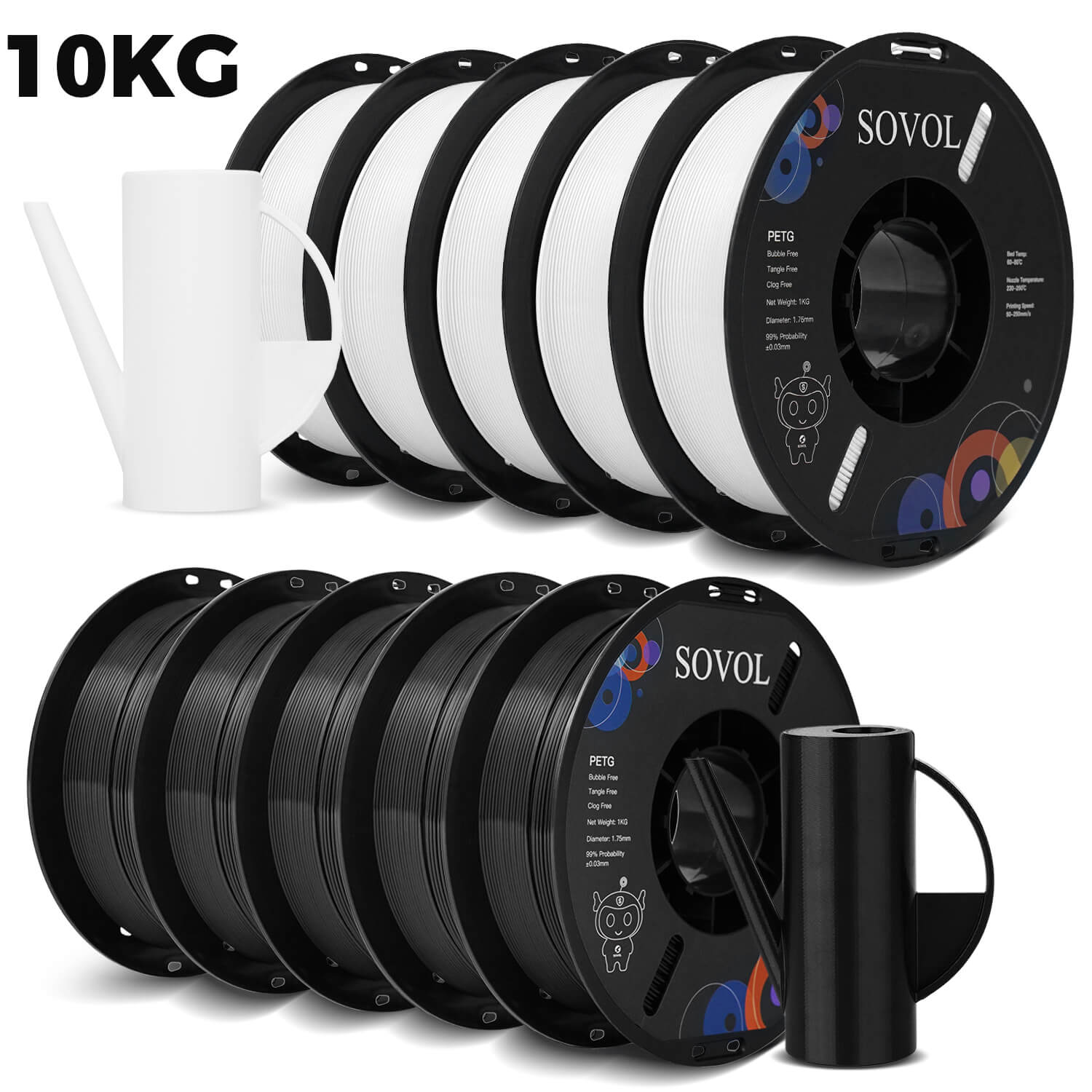 sovol-petg-filament-10-kg-b-ndel-1-75-mm-mega-pack image 2
