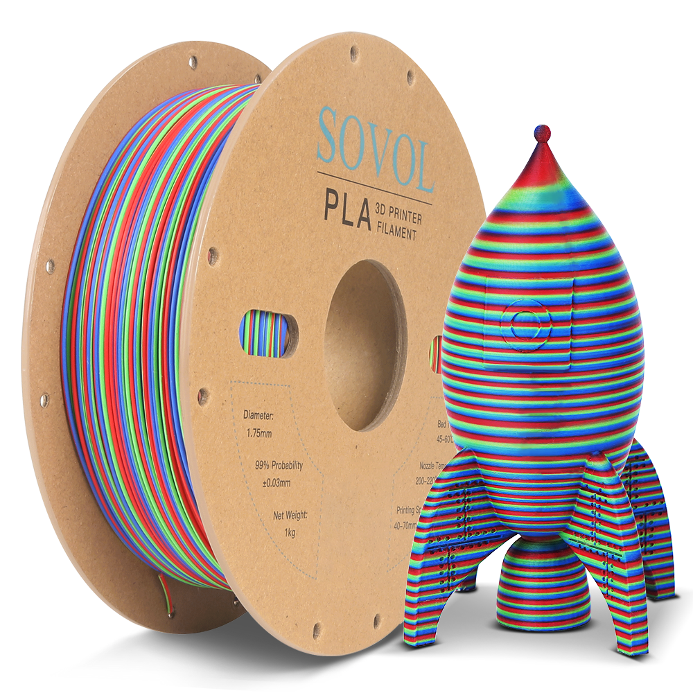 sovol-chameleon-pla-3d-filament-1-kg-1-75-mm-dreifarbig-gradient image 2