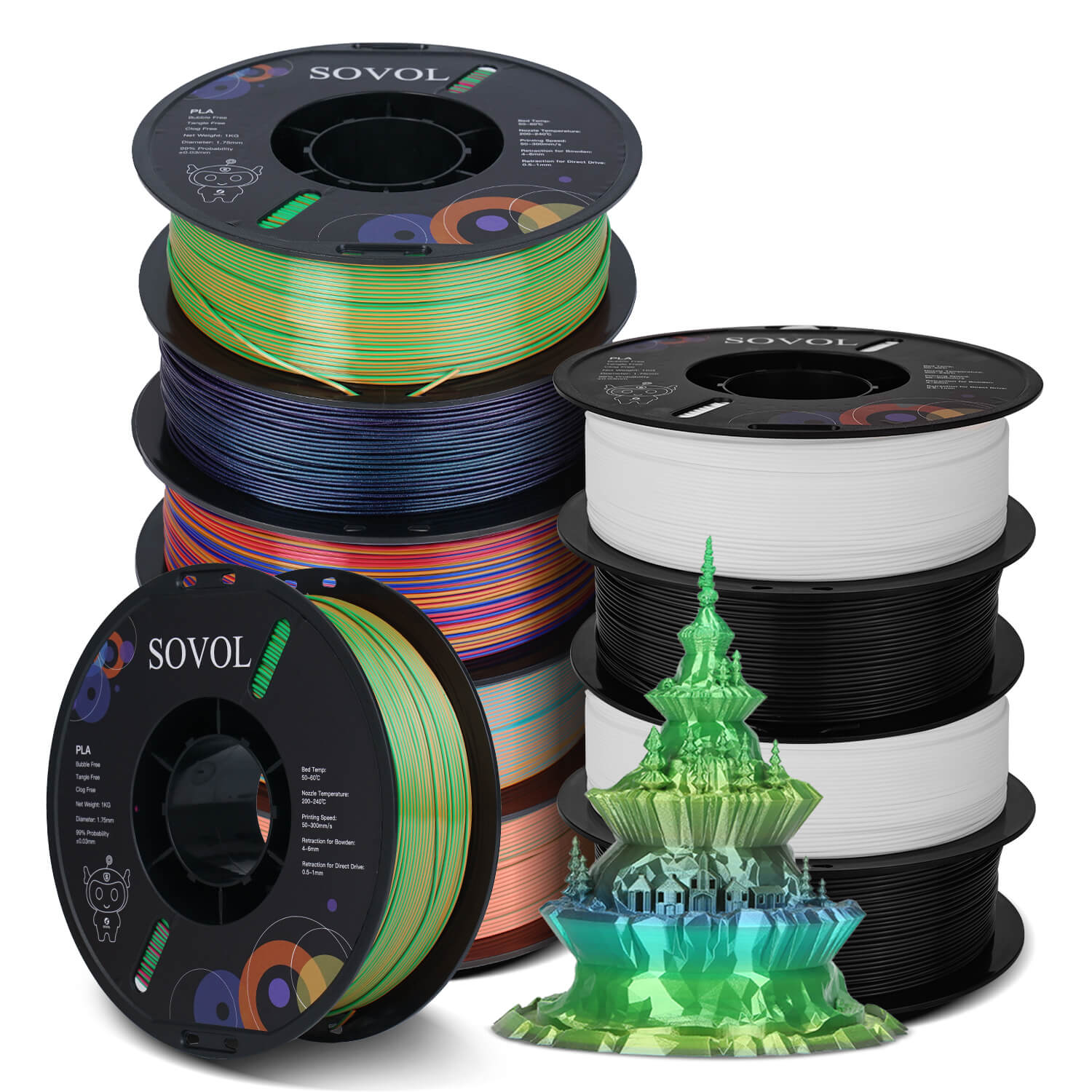 sovol-pla-seide-3d-druckfilament-10-kg-10x-1-kg-1-75-mm image 3