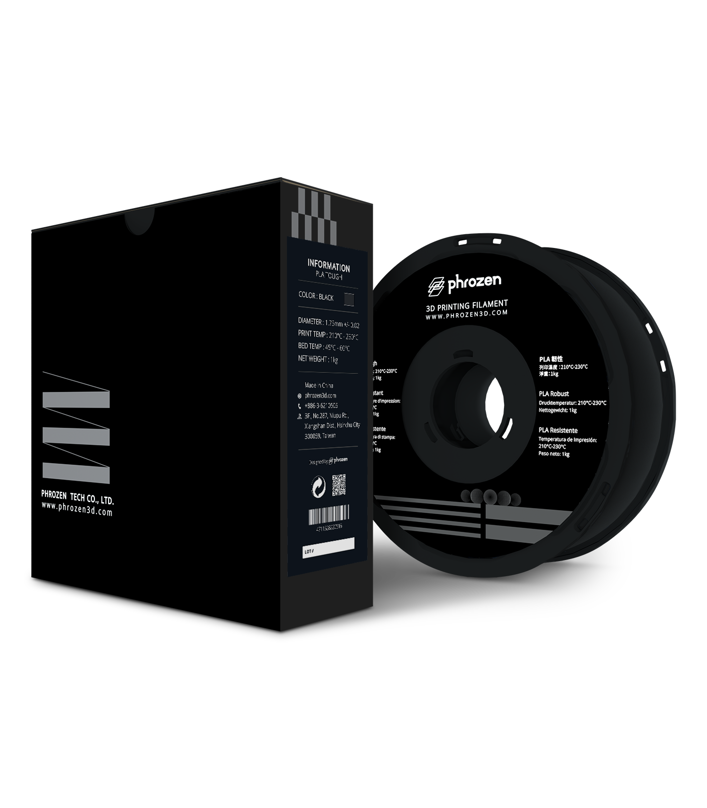 phrozen-tough-pla-filament-1kg-rei-festes-fdm-filament-in-8-farben image 2