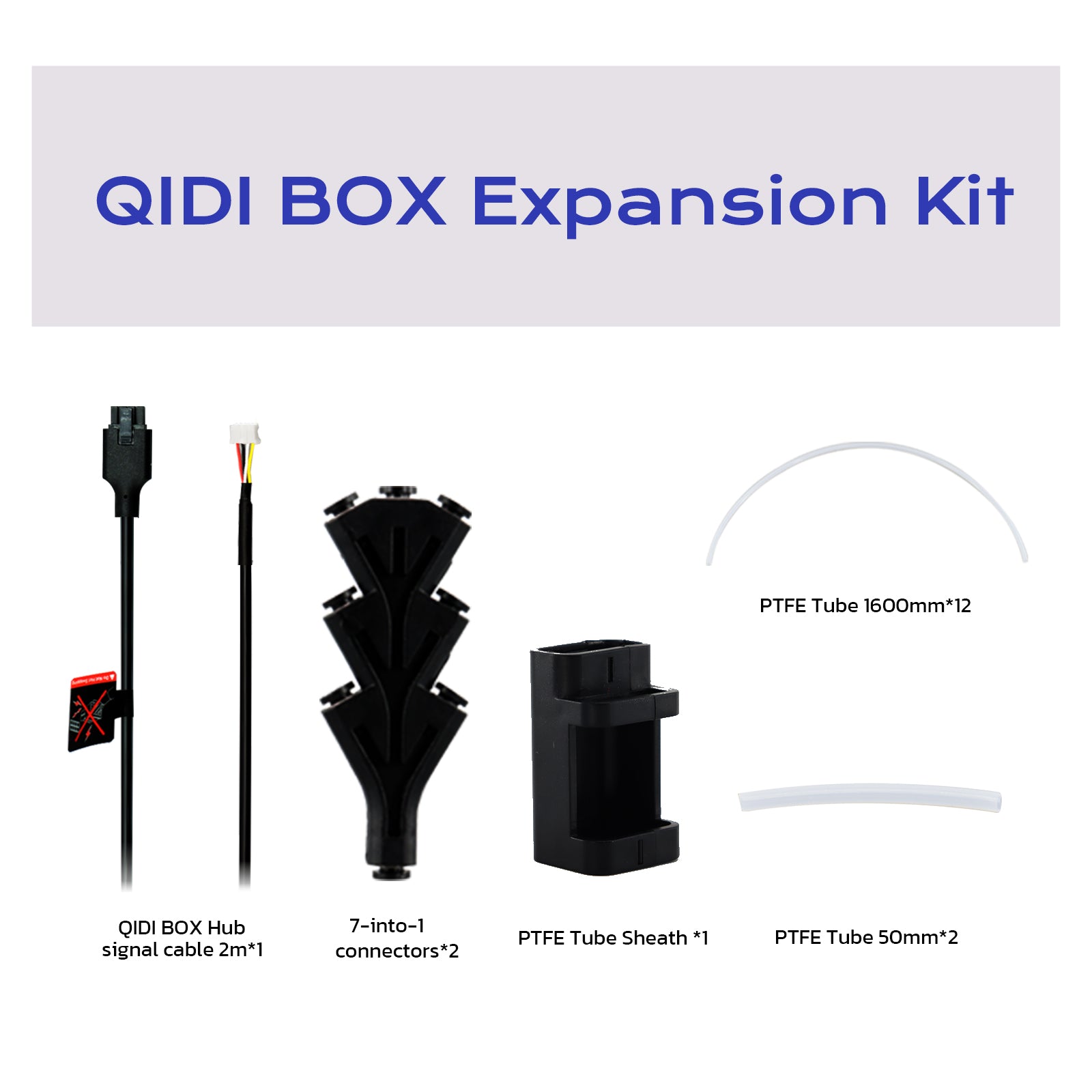 qidi-tech-qidi-box-erweiterungskit-16-farben-ptfe-set image 1
