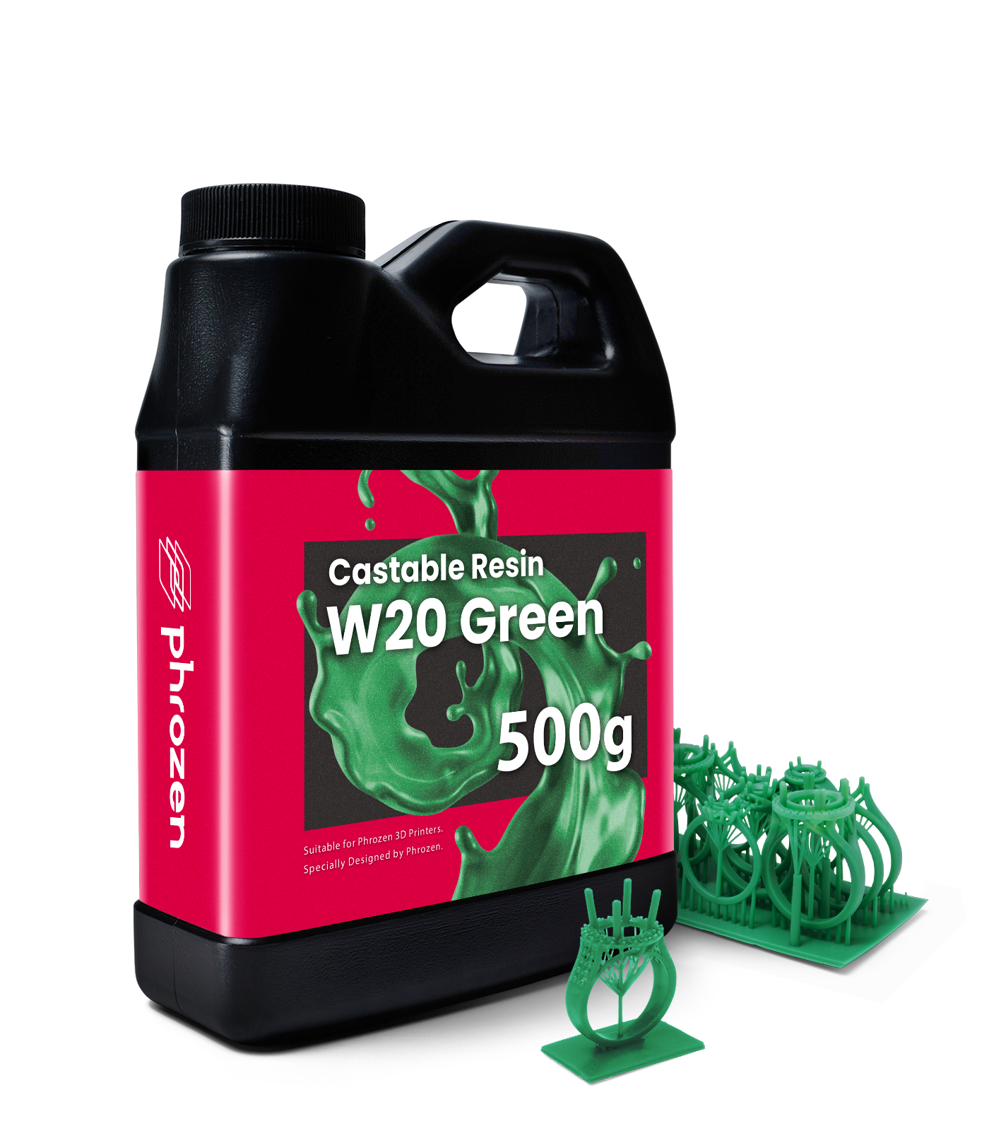 phrozen-jewelry-castable-w20-resin-green-schmuck-gie-harz image 1