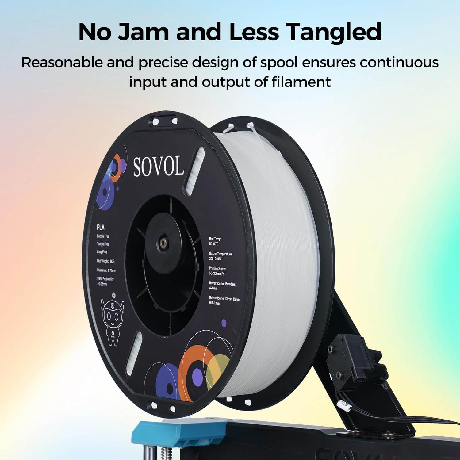 sovol-glow-in-the-dark-pla-filament-1-75-mm-1-kg-6-kg-10-kg image 5