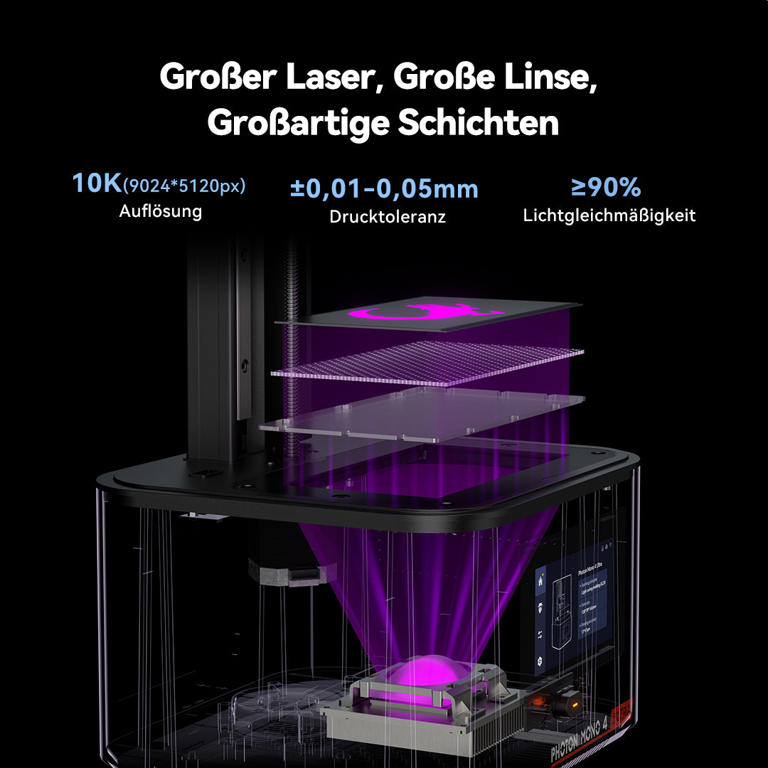 anycubic-photon-mono-4-ultra-lcd-resin-3d-drucker-set-mit-wash-cure image 2
