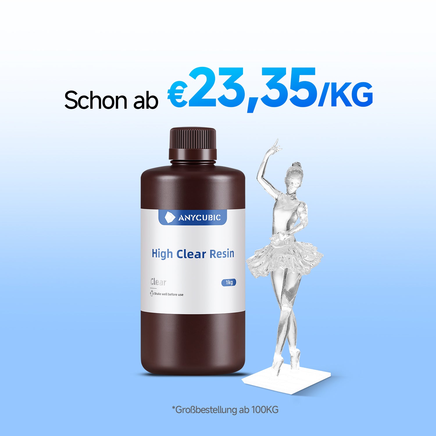 anycubic-high-clear-resin-10-100-kg-bundle image 1