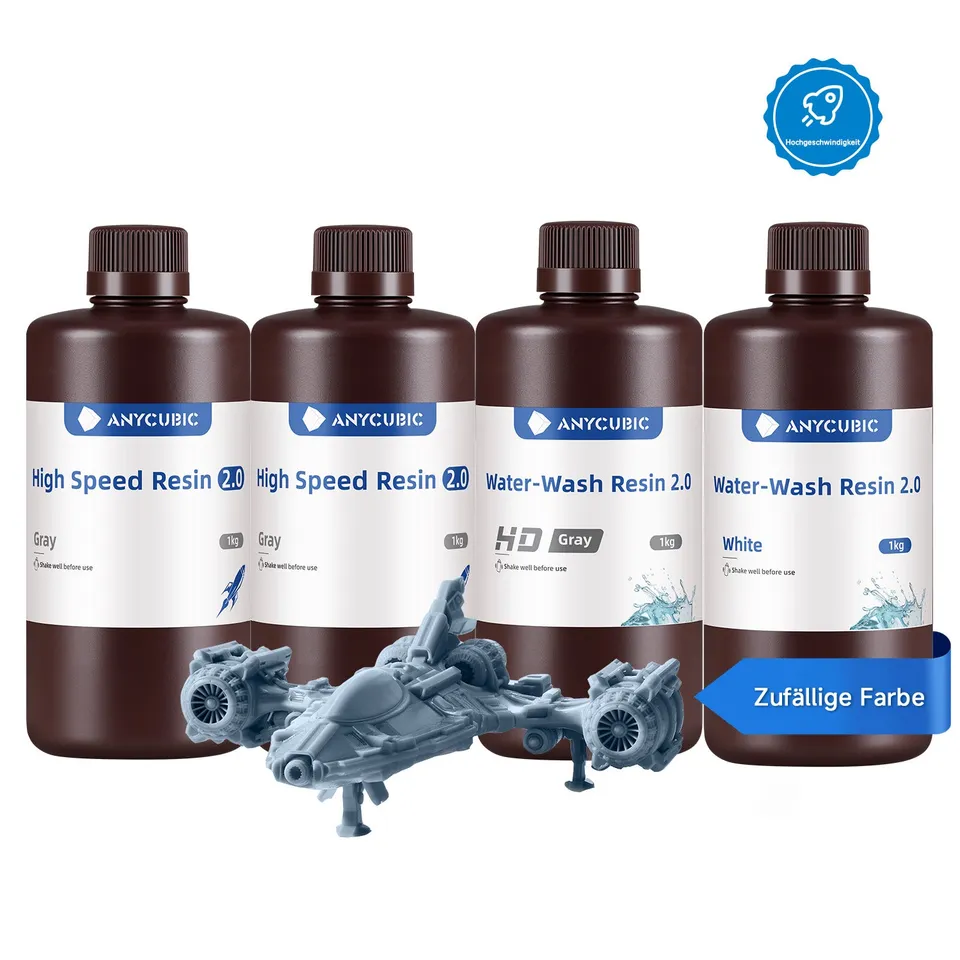 anycubic-hyper-speed-resin-bundle-4kg-water-wash-high-speed image 1